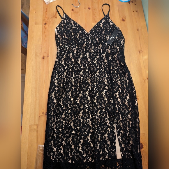 LULUS lace body con dress NWT - Picture 4 of 6